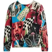Desigual , Jersey estampado collage, Hombre, Algodon, M