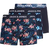 Jack & Jones Calzoncillo boxer 'JACLAMINE' azul claro / azul oscuro / rojo / blanco