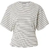 Weekday Camiseta gris / negro
