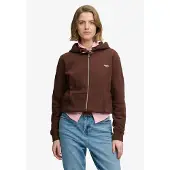 Superdry Sudadera con cremallera marrón