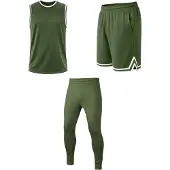 PANTONECLO Chándal 'Flex' verde oscuro