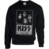 KiSS Sudadera '- Concert poster Sweatshirt' negro
