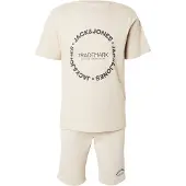 Jack & Jones Ropa para correr 'JJBENSON' chamois / azul ahumado