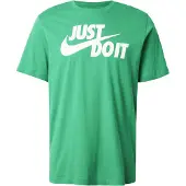 Nike Camiseta 'Swoosh' verde / blanco