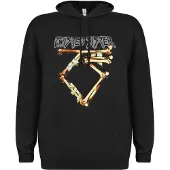 Rockshirts Sudadera 'Twisted Sister Bone Logo Hoodie Kapuzenpullover' negro