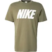 Nike Camiseta 'Club' oliva / blanco