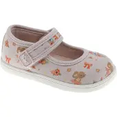 Beppi Bailarina 'Canvas Shoe' taupe