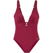 LASCANA Traje de baño rojo vino
