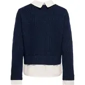 ONLY Jersey 'ONLALIVIA' ecru / navy