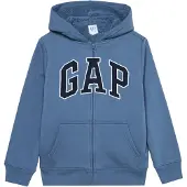 Gap Sudadera con cremallera 'SHERPA' azul / negro