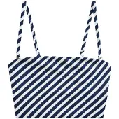 Next Top de bikini navy / blanco