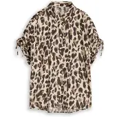 Tom Tailor Blusa marrón / capuchino / marrón oscuro