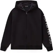 Napapijri Sudadera con cremallera 'B-Acadia' negro / blanco