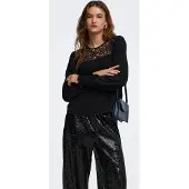 ONLY Blusa 'ONLMette' negro