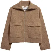 Armedangels - Women's Cotton-Wool Knit Jacket - Chaqueta sport size XL, marrón