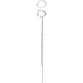 Pilgrim Pendientes 'Evon' plata