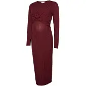 Mamalicious Vestido rojo vino