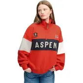 Superdry Sudadera Con Media Cremallera Preppy Ski