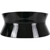 Haute Cuir Cinturón 'Rounded Hourglass Corset Belt' negro