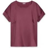 Fiorella Rubino Camiseta burdeos