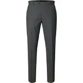 Selected Pantalón de pinzas 'SLH-THEO' gris oscuro