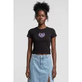 Vans Barbed Heart W Tee Black Talla: L | Camisetas de Seda Outlet | Mujer | Negro