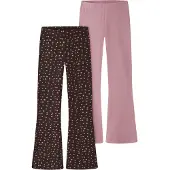 Name it Pantalón 'NKFNILAS' marrón oscuro / malva