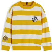Tommy Hilfiger Sudadera amarillo claro / blanco