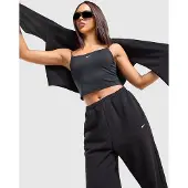 Nike Pantalón 'Studio Fleece' negro / blanco