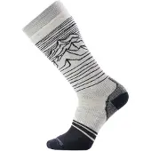 Smartwool - Snowboard Full Cushion Iguchi Pattern OTC - Calcetines de esquí size 42-45, gris
