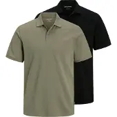 Jack & Jones Camiseta 'JJKANE' caqui / negro