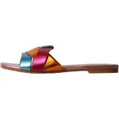 Super Mode Sandalias 'Flache Sandalen zum Hineinschlüpfen von „La Bottine Souriante“' negro