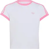 Adidas Camiseta funcional 'Classics' rosa / blanco