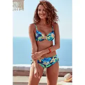 LASCANA Bikini navy / turquesa / verde neón / naranja