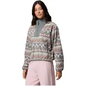 Columbia - Marcas - Sequoia Grove II Printed Half Zip Iron Wizard Island para Mujer - Talla M - Gris