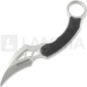 Maxace Cuchillo de entrenamiento Snow Wolf Unsharpened, Black G-10