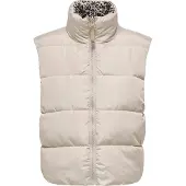 ONLY Chaleco 'ONLNEWTAMMY' beige / taupe / negro
