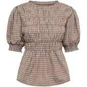 ONLY Blusa 'ONLJOSY' marrón / offwhite