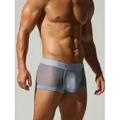 Seobean Calzoncillo boxer 'Mesh Boxer Briefs' gris