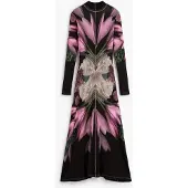 Desigual , Vestido Punto Manga Larga, Mujer, Viscosa, Negro, L