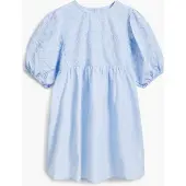Desigual , Vestido flores corto, Algodon, Azul, 11/12