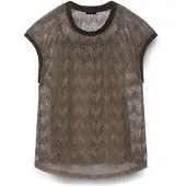 Fiorella Rubino Camiseta verde hierba