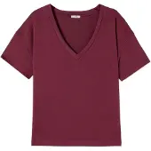 Oltre Camiseta burdeos