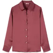 Oltre Blusa burdeos