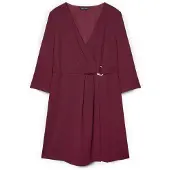 Fiorella Rubino Vestido burdeos