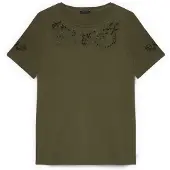 Fiorella Rubino Camiseta verde hierba