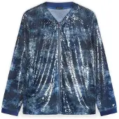 Fiorella Rubino Sudadera con cremallera azul