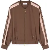 Motivi Sudadera con cremallera marrón
