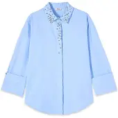 Oltre Blusa azul