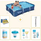 Bestway Steel Pro, rectangular, 300x201x66 cm, de 7 piezas, modelo S22298